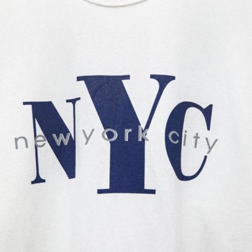 Футболка с винтажным принтом NYC