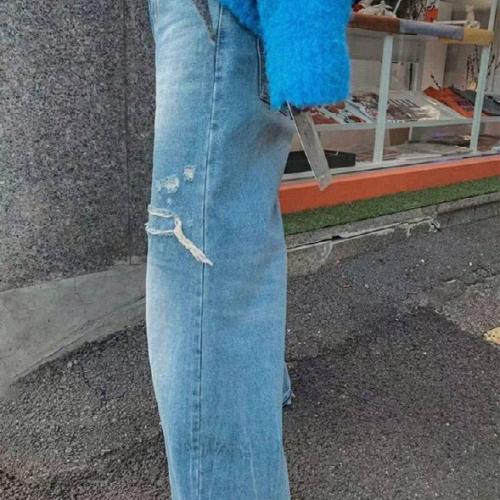 Джинсы на флисе