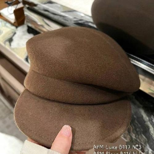 Шерстяной берет кепка